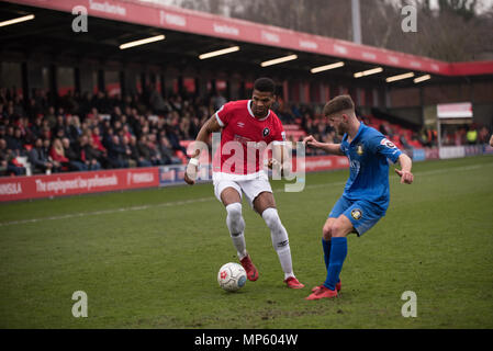 Michael Nottingham. Salford City FC. Banque D'Images