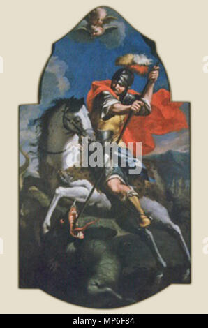 Saint George et le Dragon 1734. 1219 Valentin Metzinger - Sv. Jurij Banque D'Images