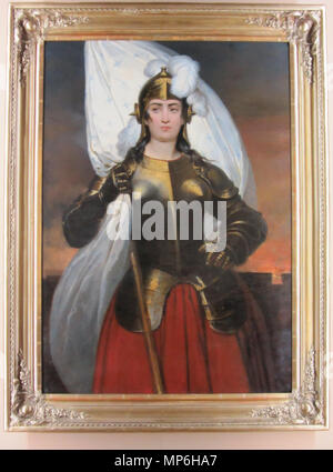 Français : Jean d'Arc avant 1843. 904 Monvoisin, Raymond - Juana de Arco -ost 142x101 f01 PVergara Banque D'Images