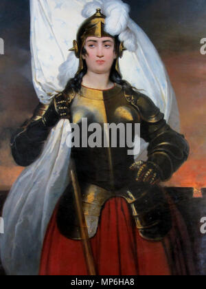 Français : Jean d'Arc avant 1843. 904 Monvoisin, Raymond - Juana de Arco -ost 142x101 f02 PVergara Banque D'Images