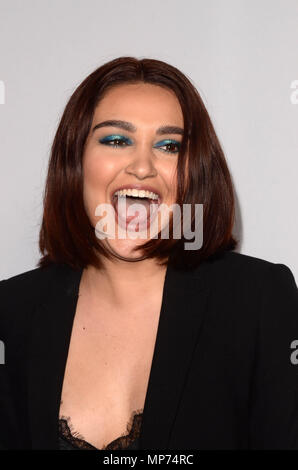 Burbank, Ca. 20 mai, 2018. Ariela Barer au Disney ABC Upfront International, Walt Disney Studios, à Burbank, Californie le 20 mai 2018. Crédit : David Edwards/media/Alamy Punch Live News Banque D'Images