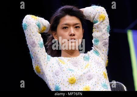 Bonn, Allemagne. 19 mai, 2018. Grace Park à la FedCon 27 à l'hôtel Maritim. Bonn, 19.05.2018 | Conditions de crédit dans le monde entier : dpa/Alamy Live News Banque D'Images