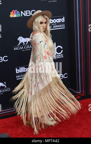 Las Vegas, Nevada, USA. 21 mai, 2018. KESHA assiste au magazine Billboard Music Awards 2018 au MGM Grand Arena. Crédit : Marcel Thomas/ZUMA/Alamy Fil Live News Banque D'Images