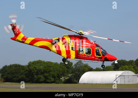 Essex Air Ambulance AW169 Banque D'Images