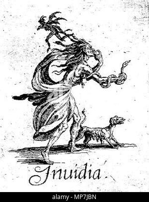 . Les sept péchés capitaux (ca. 1620) - L'envie . 1620. Jacques Callot (1592-1635) Description French graveur, dessinateur et aquafortiste Date de naissance/décès entre 25 mars 1592 et 21 août 1592 25 mars 1635 Lieu de naissance/décès Nancy Nancy lieu de travail Nancy, Florence, Turin, Rome, Breda, Bruxelles, Paris contrôle d'autorité : Q460124 : VIAF 19687783 ISNI : 0000 0001 2122 9857 ULAN : 500021688 RCAC : n50032190 NLA : 35024962 689 WorldCat Jacques Callot, Les Sept Péchés capitaux - Envie Banque D'Images