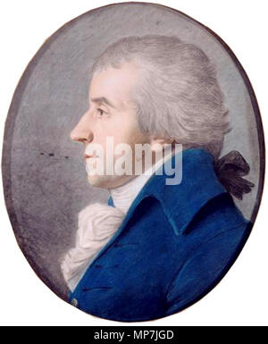 Jacques Pierre Brissot de Warville 1792. 689 Jacques Pierre Brissot de Warville Banque D'Images