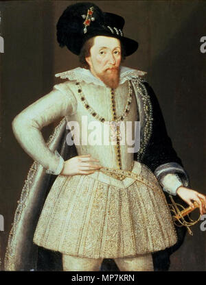 . Anglais : James VI d'Écosse, d'Angleterre et l'irlande . Entre 1566 et 1625. John de Critz (1551-1642) Alternative Names John De Critz l'aîné, John Decritz peintre anglais Description Date de naissance/décès 1551/2 1642 Lieu de naissance/décès période travail Londres Anvers c. Lieu de travail 1590-1630 Angleterre Contrôle d'autorité : Q1383289 : VIAF 18339817 ISNI : 0000 0000 6686 0717 ULAN : 500015325 RCAC : c2005025511 GND : 130839124 694 WorldCat James VI et I (habillés en blanc) Banque D'Images