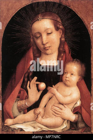 Vierge à l'enfant première moitié de 16e siècle. 700 Jan Provoost - Vierge et enfant - WGA18452 Banque D'Images