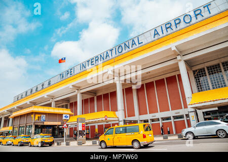 Taipei, Taiwan - le 25 avril 2018 : l'aéroport international de Songshan Banque D'Images