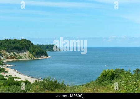 La surface de la mer, les méandres de la mer, des étangs, de la mer pointe sur le bord de la mer Banque D'Images