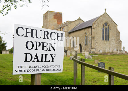 All Saints Church, Morston, Norfolk, Angleterre, Royaume-Uni Banque D'Images