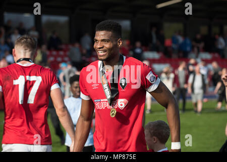 Michael Nottingham. Salford City FC. Banque D'Images