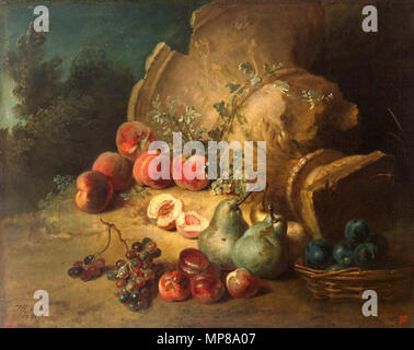 Still-Life with Fruit - Nature morte aux fruits 1721. 713 - Jean-Baptiste Oudry Still-Life with Fruit - WGA16783 Banque D'Images