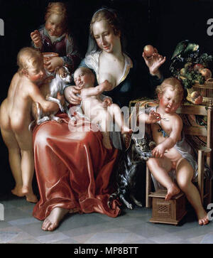 Anglais : Charité 1627. 720 Joachim Wtewael - Charité - WGA25903 Banque D'Images