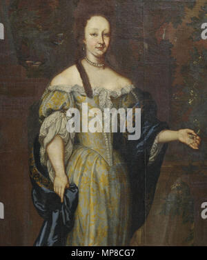 723 Johann Andreas Wolff (attr) Portrait wohl Anna Maria Adelheid von Törring Banque D'Images