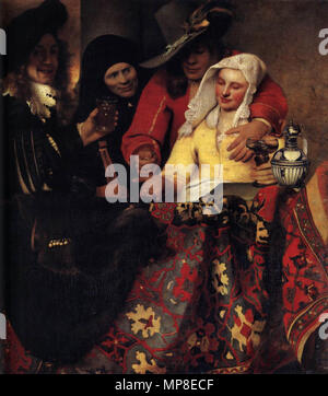 Le Procuress 1656. 730 Johannes Vermeer - Le Procuress - WGA24606 Banque D'Images