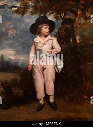 John Charles Spencer. Portrait de l'enfance de John Spencer, 3e comte Spencer . 1786. 731 John Charles Spencer par Reynolds Banque D'Images