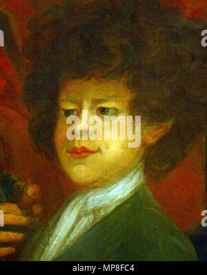 . Anglais : Peter le garçon sauvage (fl. 1725 à février 1785) était un garçon handicapé mental de Hanovre, dans le nord de l'Allemagne qui a été adoptée pour une fois par George I d'Angleterre. Détail d'une peinture de la cour par William Kent à Kensington Palace. 20 février 2007, 12:31:37. Détail d'une peinture de William Kent (1685-1748) du Roi George I's court sur le mur est de l'escalier du roi au palais de Kensington. 978 Peter le garçon sauvage Banque D'Images