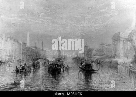 37,132 742 Joseph Mallord William Turner - Grand Canal, Venise - Walters 37132 Banque D'Images