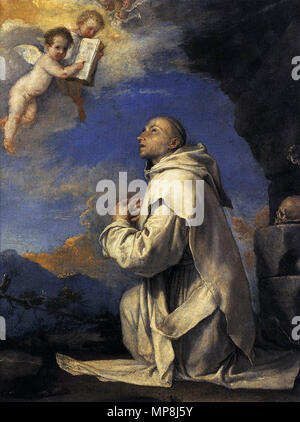 745 José de Ribera - Vision de saint Bruno - WGA19392 Banque D'Images