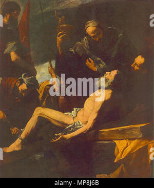 745 José de Ribera - Le Martyre de saint André - WGA19370 Banque D'Images