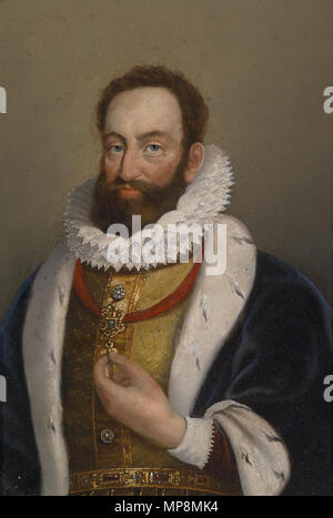 Allemand : Kaiser Rudolf II. (1552-1612). Deutsch : Portrait posthumes aus dem 18. Jahrhundert . 18e siècle. 755 anonyme Kaiser Rudolf II Portrait posthum 18JH Banque D'Images