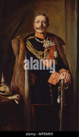 . Italiano : Ritratto del Kaiser Gugliemo II di Germania (1859-1941) . Au début du xxe siècle. 755 L'Empereur Guillaume II Banque D'Images