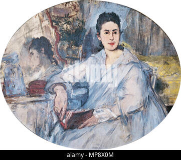 Marguerite de Conflans vers 1875. Manet 848 Marguerite de Conflans (D1986.1) Banque D'Images