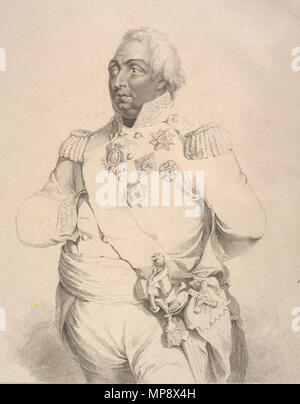 . Le Maréchal russe Mikhaïl Koutouzov, Prince de Smolensk (1745-1813). Gravé par Hopwood, à partir d'un dessin original . 1813. Gravé par Hopwood 779 Koutouzov par Hopwood Banque D'Images