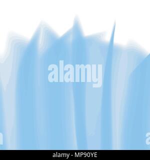 L'aquarelle bleue verticale incurvée motif lignes a atteint un sommet, vector illustration Illustration de Vecteur