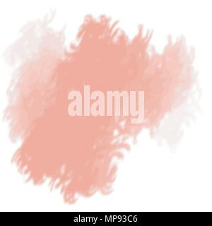 Tache d'aquarelle rose saumon motif splash, vector illustration Illustration de Vecteur