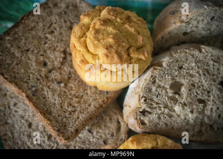 Des toasts, du pain et pain Banque D'Images
