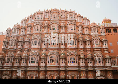 Hawa Mahal pendant la journée à Jaipur, Inde Banque D'Images