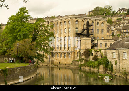 Bradford on Avon Abbey Mill Banque D'Images