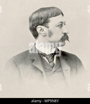 Anglais : Louis Starr (1849-1925), M.D. 1871, version imprimée du portrait photographique dédicacé . Personne illustrée : Louis Starr - MD . vers 1890. 824 Louis Starr (1849-1925) (portrait) Banque D'Images