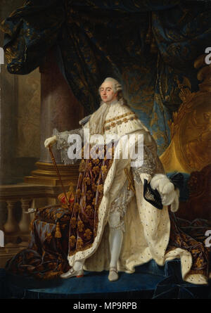 Anglais : Portrait de Louis XVI de France Español : Retrato de Luis XVI de Francia circa 1788. 834 Luis XVI (Callet) Banque D'Images