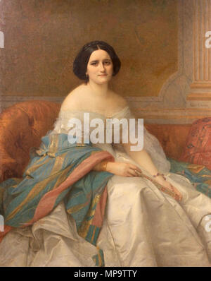 . English : Portrait de Madame Isaac Pereire . 1859. Alexandre Cabanel (1823-1889) Noms alternatifs Alexandre Cabanel Description peintre et enseignant à l'université Date de naissance/décès 28 Septembre 1823 23 janvier 1889 Lieu de naissance/décès Montpellier Paris période de travail entre 1845 et 1887 circa circa lieu de travail Paris contrôle d'autorité : Q310437 : VIAF 34728607 ISNI : 0000 0000 6661 7370 ULAN : 500004789 RCAC : nr90008003 : WGA, Alexandre Cabanel Madame Isaac pereire WorldCat 839 Banque D'Images