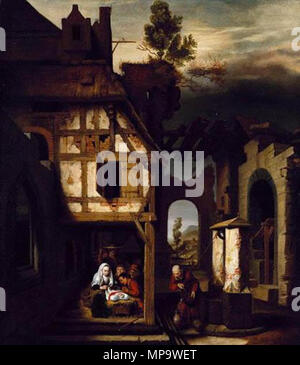 . L'Adoration des bergers . 1660. Nicolaes MAES (1634-1693) Noms alternatifs Nicolaes Maas Description peintre et dessinateur Date de naissance/décès Janvier 1634 24 décembre 1693 (enterré) Lieu de naissance/décès Dordrecht Amsterdam Amsterdam lieu de travail (1648-1653), Dordrecht (1653-1665), Anvers (ca. 1665-1667), Dordrecht (1667-1673), Amsterdam (1673-1693) contrôle d'autorité : Q505150 : VIAF 32870511 ISNI : 0000 0001 1616 9554 ULAN : 500015747 RCAC : nr00014357 : WGA MAES, Nicolaes MAES-adoration WorldCat 841 Banque D'Images