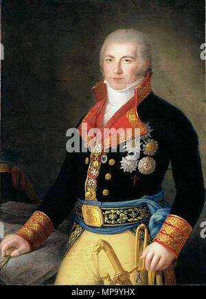 . Anglais : 'Manuel Godoy, 1800-08". Agustin Esteve y marqués (1753-c.1820) 850 Manuel de Godoy Banque D'Images