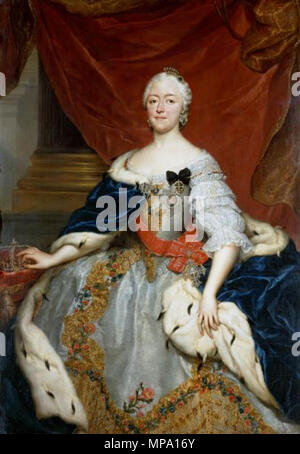 . Anglais : Portrait de Maria Antonia Walpurgis de Bavière (1724-1780) English : Portrait de Marie-Antoinette de Bavière (1724-1780). . 1752. 856 Maria Antonia Walpurgis von Bayern, Mengs, 1752 Banque D'Images