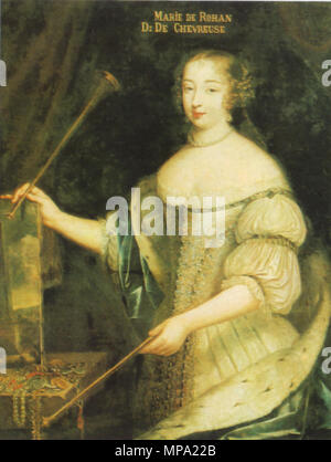 Anglais : Portrait de Marie de Rohan, Duchesse de Chevreuse (1600-1679) 17ème siècle. 860 Marie chevreuse Banque D'Images