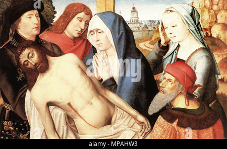 Anglais : 1490s. 872 maître de la légende de Saint Lucy - Lamentation - WGA14620 Banque D'Images