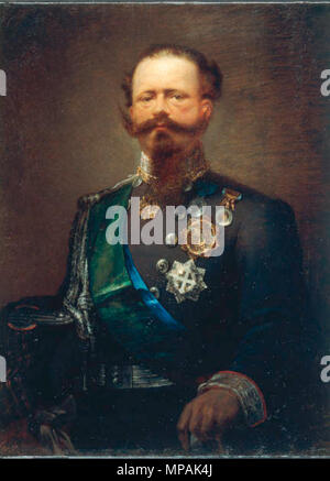 1C-195-A1865 Victor Emmanuel II. / Gem.v.Carlini Victor Emanuel II, Koenig von Sardinien (1849-61), ab 1861 Koenig von Italien, Turin 14.3.1820 - Rom 9.1.1878. - Portraet. - Gemaelde, undat., Giulio Carlini von (1826-1887). Oel auf Leinwand, 98 x 76 cm. Inv.Nr. 541 Venise, Galleria dell'Accademia. E : Victor Emmanuel II / peinture.Carlini par Victor Emmanuel II, Roi de Sardaigne (1849-61), à partir de 1861, roi d'Italie, Turin 14.3.1820 - Rome 9.1.1878. - Portrait. - Peinture, undat., par Giulio Carlini (1826-1887). Huile sur toile, 98 x 76 cm. Inv.no.541 Venise, Galleria dell'Accademia. F : Victor Em Banque D'Images