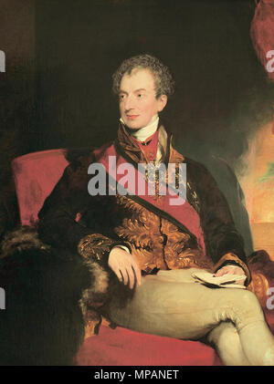 . Anglais : Klemens Wenzel von Metternich (1773-1859), diplomate, homme politique Allemand-autrichien et homme d'État. Español : Klemens Wenzel von Metternich (1773-1859), diplomático germano-austriaco, político y estadista. Le travail original a été présenté pour la première fois en 1815, mais probablement révisé en 1818/9 [1] ; la date de cette copie est inconnu.. Thomas Lawrence (1769-1830) Noms alternatifs sir Thomas Lawrence Description English painter Date de naissance/décès 13 Avril 1769 7 janvier 1830 Lieu de naissance/décès Bristol Londres lieu de travail Londres, Vienne, Rome contrôle d'autorité : Q3120 Banque D'Images