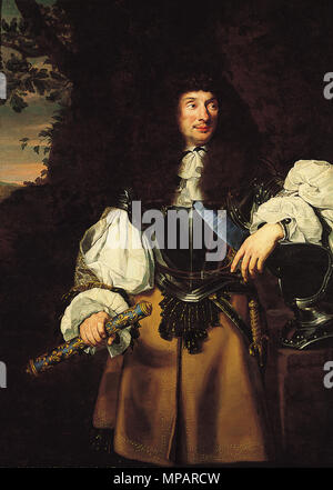 Portrait d'un maréchal de France . Anglais : Portrait d'un maréchal de France, probablement François Henri de Montmorency Bouteville, duc de Luxembourg. . Après 1688. 892 Portrait d'un maréchal de France par Pierre Mignard, je Speed Art Museum Banque D'Images