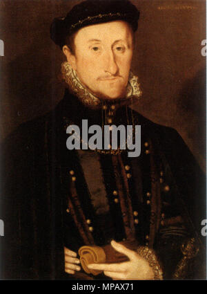 . James Stewart, 1e comte de Moray . 1561. Hans Eworth (vers 1520-1574 ?) noms alternatifs Hans Ewouts, Eewouts Haunce Eewouts Hans, Jan, Eewouts Eottes Haunce, Hans, Eottes Eottes, Jan, Hans Euerts Haunce Euerts, Jan, Euerts Haunce, Hans Evance, Evance, Jan Evance, Haunce Eworth Hans Eworth, Jan, Ewottes Haunce Ewottes, Ewottes Haunce, Jan, Jan Ewouts Ewouts, Hans, Ewoutsz Haunce Ewoutsz.,., Jan. Ewoutsz Haunce, Hans Huett, Huett, Jan Huett peintre anglais Description Date de naissance/décès vers 1520 1574 ( ?) Lieu de naissance Anvers période de travail de 1540 jusqu'à 1574 le lieu de travail Banque D'Images