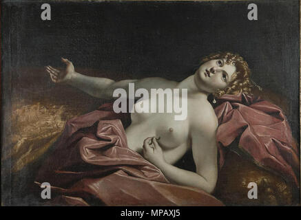 . La Mort de Cléopâtre . 17e siècle. Giovanni Lanfranco (1582-1647) peintre italien Description Date de naissance/Décès 26 Janvier 1582 30 novembre 1647 Lieu de naissance/décès Parme Rome baroque période de travail lieu de travail Parme, Piacenza, Rome contrôle d'autorité : Q447730 : VIAF 41918081 ISNI : 0000 0000 8343 1594 ULAN : 500022495 RCAC : n83237456 NLA : 35219311 906 WorldCat Morte di Cleopatra - Lanfranco Banque D'Images