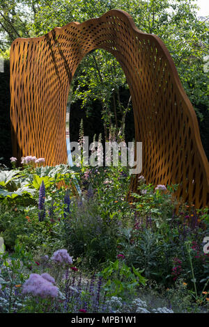 David Harber et Savills jardin, RHS Chelsea Flower Show 2018 Banque D'Images