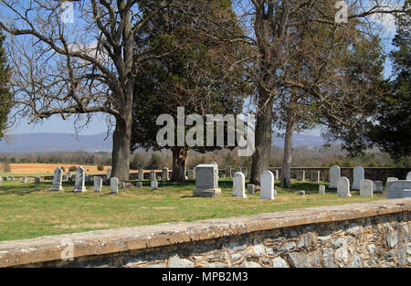 Le cimetière Mumma fait partie de la vieille ferme, qui a été Mumma brûlé par les soldats confédérés lors de la bataille d'Antietam le 17 septembre 1862 Banque D'Images