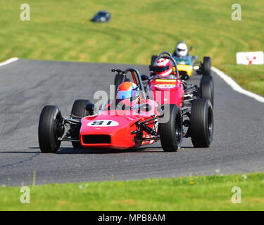 James Lovett, Lola T200, HFF, Championnat de Formule Ford historique, HSCC Wolds Trophy 20 mai 2018, Cadwell Park, voitures, voitures de course classique, Historique Banque D'Images